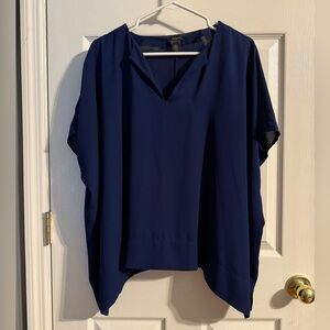 Oversized Cap Sleeve Blouse - XS